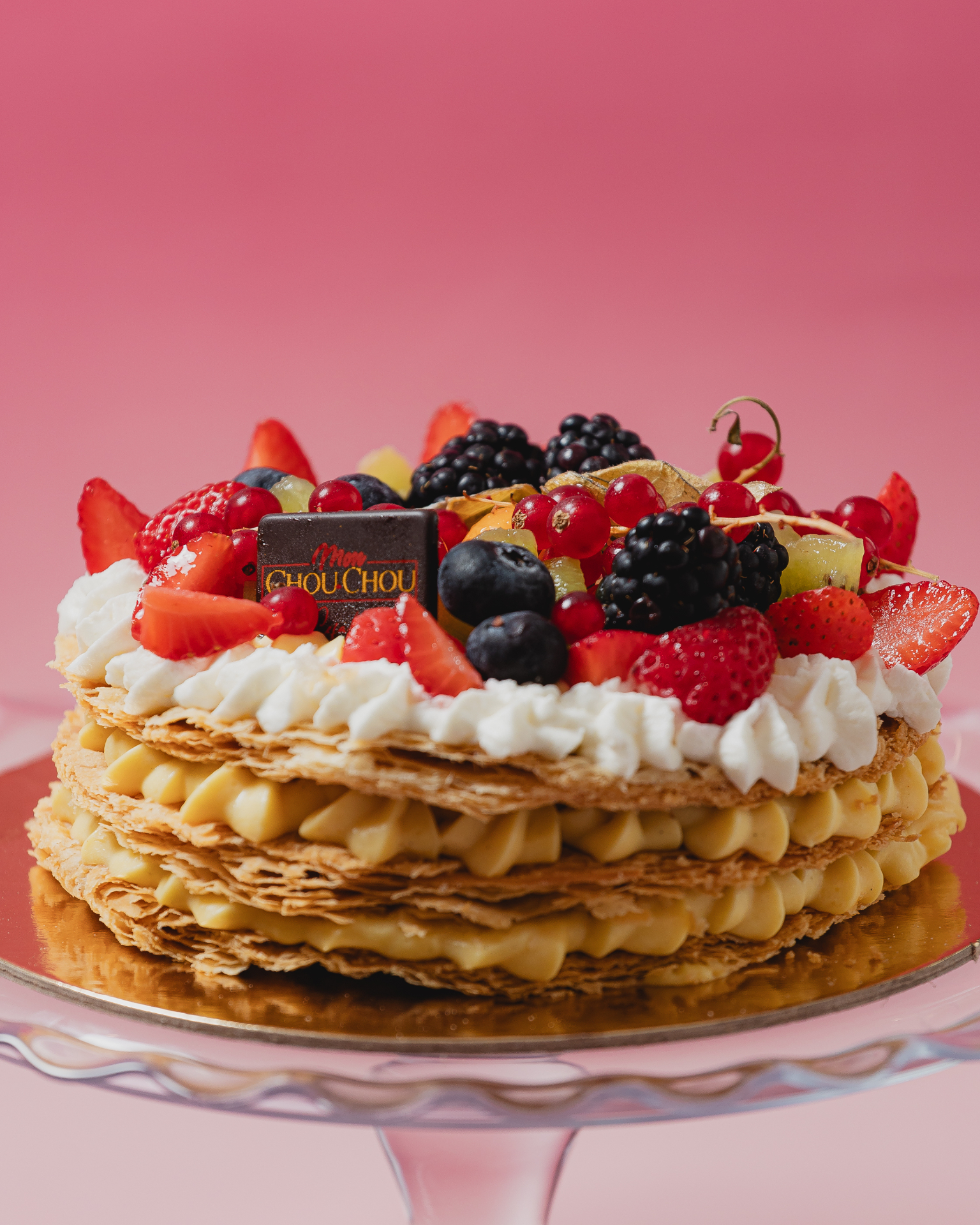 Millefoglie con frutti di bosco Mon Chou-Chou